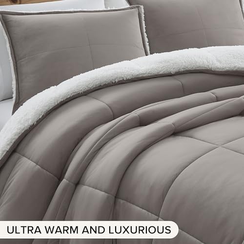 UGG Blissful Comforter Set Reversible Seal Gray