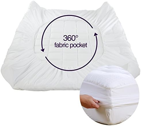 EASELAND Cooling Mattress Pad 72x84 Inch Deep Pocket