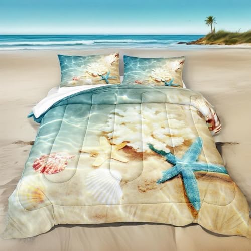 Bedbay Coastal Beach Comforter Set Queen 1