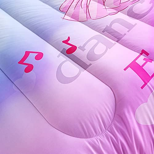 HOSIMA Twin Comforter Set with Black Girl Magic Design