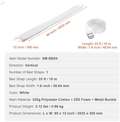 Happybuy Bed Bridge Kit for Adjustable Beds