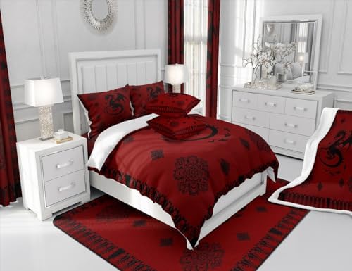 Feelyou Dragon Comforter Set King Size Kids 1
