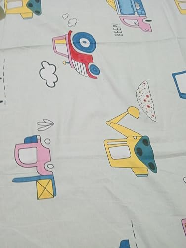 Kids Duvet Cover Set with Reversible Print Queen Size Grey