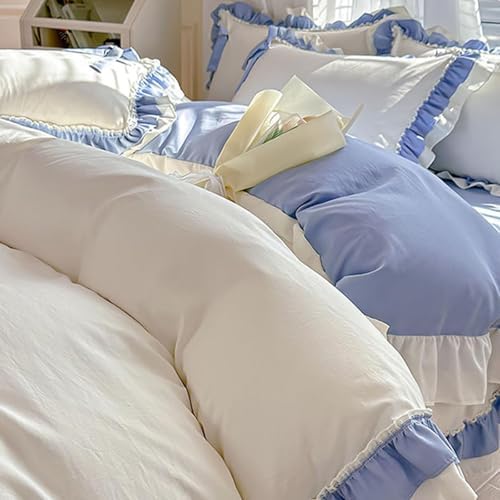 Girls Romantic Bow Duvet Cover Set 4-Piece