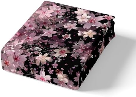 Feelyou Cherry Blossoms Fitted Sheet Queen Size Kids Bedding Set