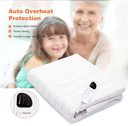 Giantex Electric Mattress Pad with 5 Heat Settings and Digital Timer