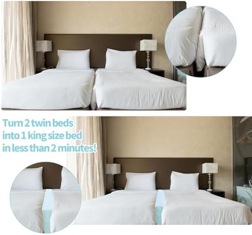 HOMBYS Twin to King Bed Converter Kit