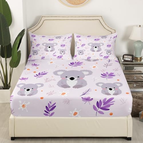 Feelyou Kids Cartoon Koala Bedding Set