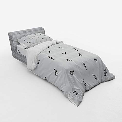 Ambesonne Bass Bedding Set Twin Size