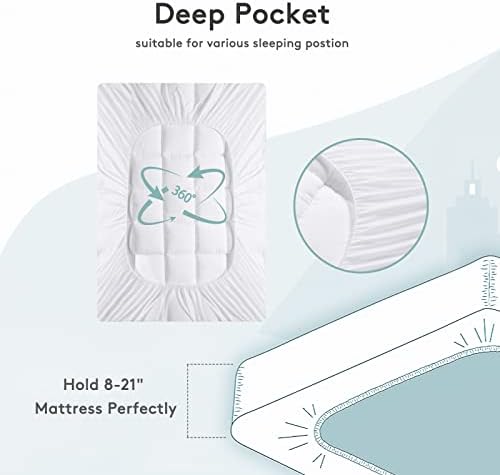 SameBed King Mattress Topper with Cooling Protection