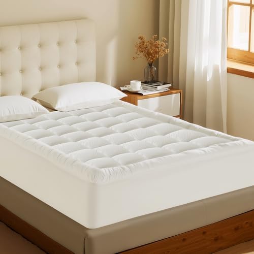 MATBEBY Full Size Mattress Pad - Cooling Breathable Deep Pocket Fit