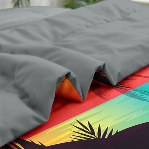 Pamnest Beach Sunset Comforter Set King Size 7 Pcs