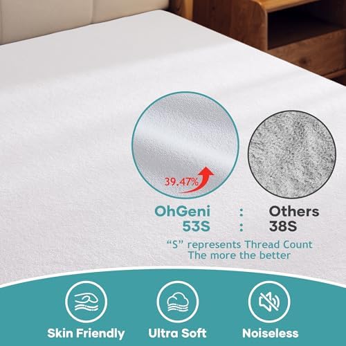 OhGeni Waterproof Mattress Protector Queen Size 1