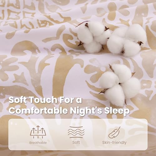 Sophia William Damask Comforter Set King Size 3 Pieces 1