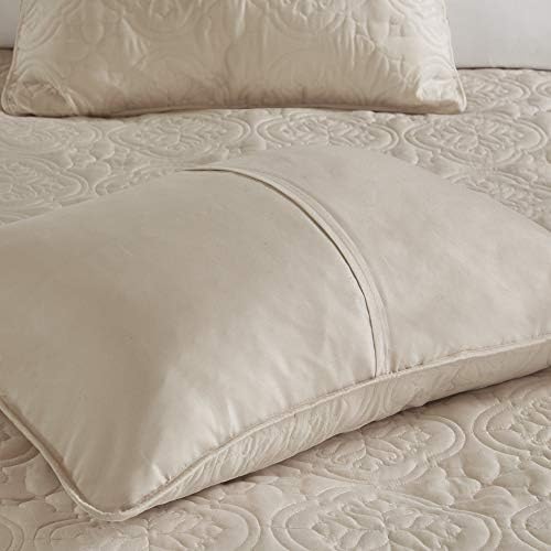 510 DESIGN Reversible Quilt Set Khaki 3 Piece