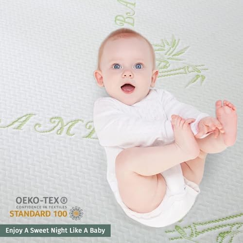 MUXHOMO Twin Mattress Protector Waterproof Cooling Breathable 2 Pack 1