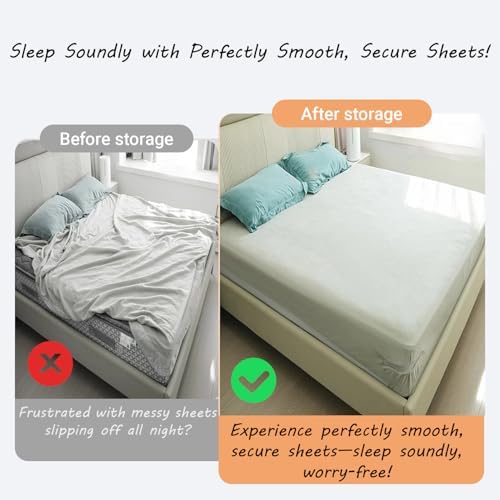 Statidom Bed Sheet Grippers Heavy Duty Non-Slip