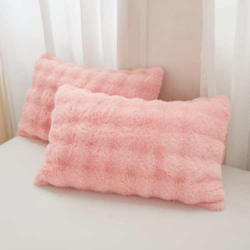 Roscloud Rabbit Plush Comforter Set Twin Full 3PC