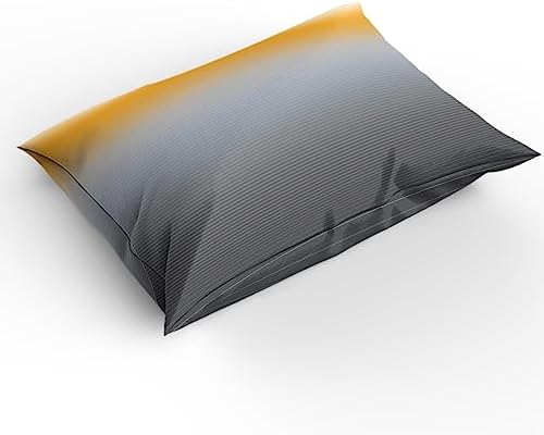 LooPoP 4 Piece California King Duvet Cover Set Gradient Stripes
