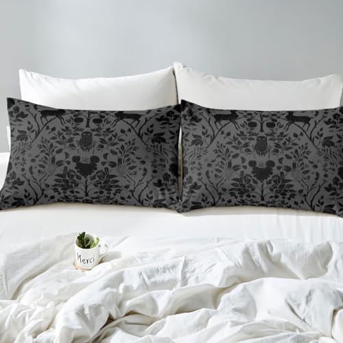 Erosebridal Victorian Damask Fitted Sheet Set Queen Size