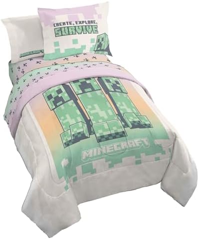 Jay Franco Minecraft Creeper 7-Piece Comforter Set