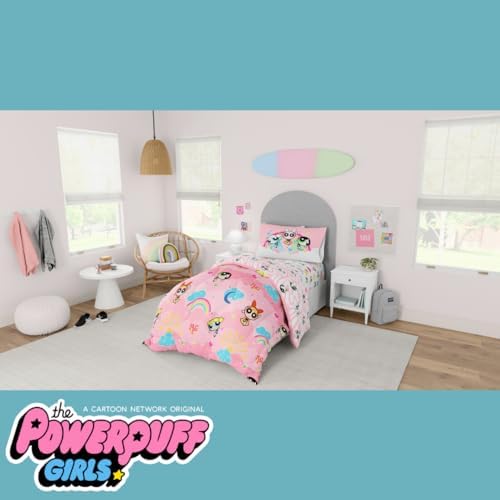 Franco Powerpuff Girls 5 Piece Twin Comforter Set