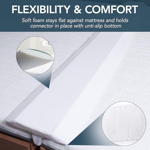 Kmall Bed Bridge Twin to King Mattress Converter Kit