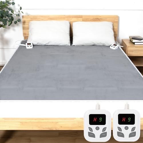 DAILYLIFE Heated Mattress Pad 60 X 80 Electric Bed Warmer