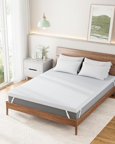 PERLECARE Twin XL Mattress Topper - 3 Inch Cooling Foam Pad