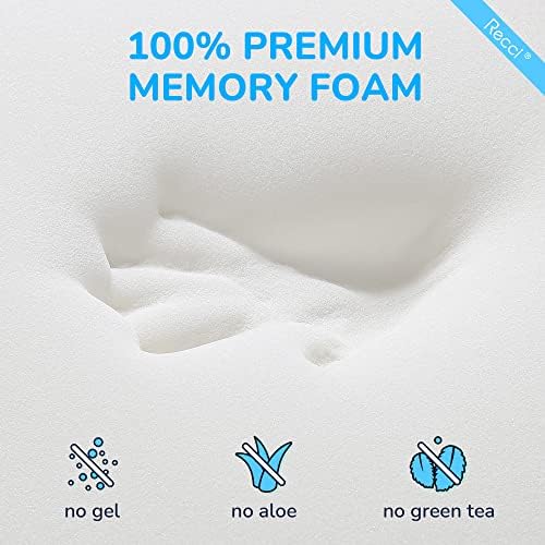 RECCI 3 Inch TwinXL Memory Foam Mattress Topper 1