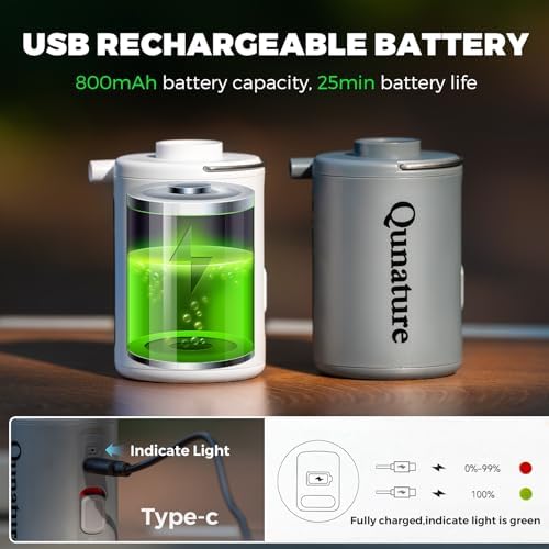 Qunature Portable Air Pump 4KPa for Inflatables