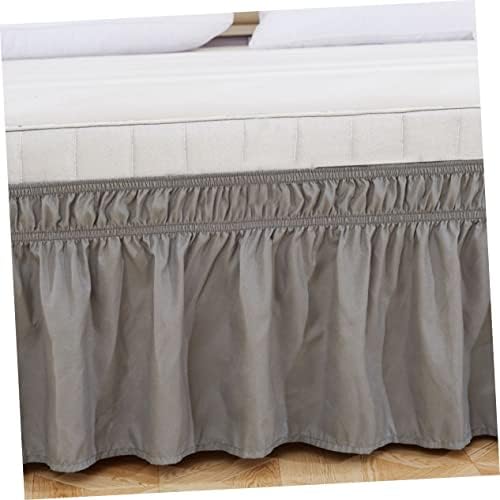 Modern Elastic Bed Skirt with Ruffled Design