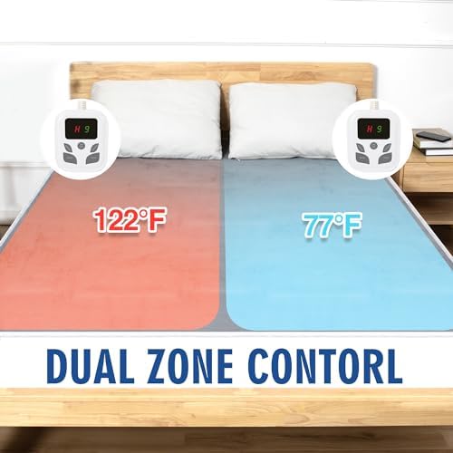 DAILYLIFE Heated Mattress Pad 60 X 80 Electric Bed Warmer