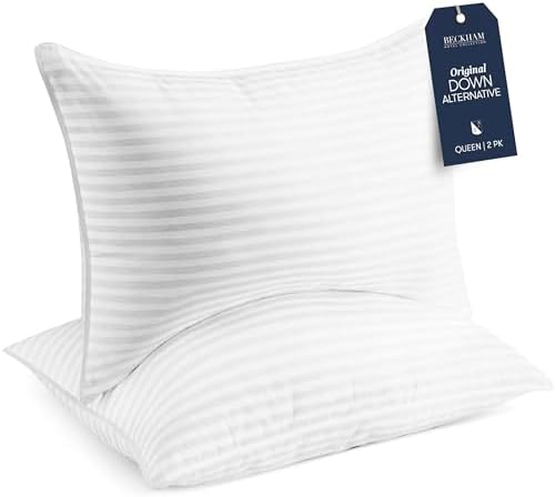Beckham Hotel Collection Queen Size Down Alternative Pillows Set of 2