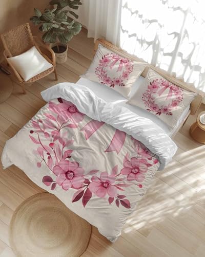 ZOE GARDEN Eucalyptus Duvet Cover Set 3 Piece Full Size Bedding
