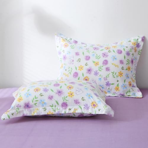 Wajade Floral Comforter Set Bed in a Bag for Girls