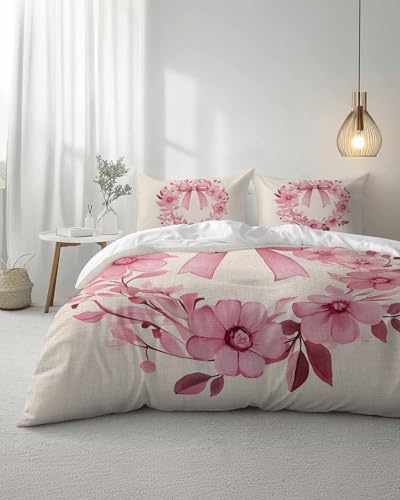 ZOE GARDEN Eucalyptus Duvet Cover Set 3 Piece Full Size Bedding