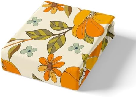 Castle Fairy Kids Retro Flower Fitted Sheet Set 1