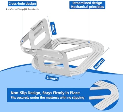 Heavy Duty Bed Sheet Holder with Horizontal Straps