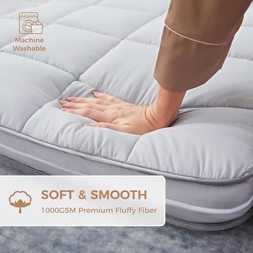 Jamdok 4Inch Cot Mattress Topper 72x24 Inch Portable Folding Sleep Pad