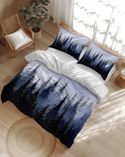 ZOE GARDEN Forest Bed Duvet Cover Set Queen Size