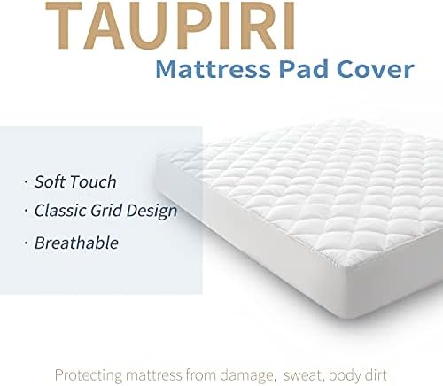 Taupiri King Quilted Mattress Pad Cover with Deep Pocket 8-21