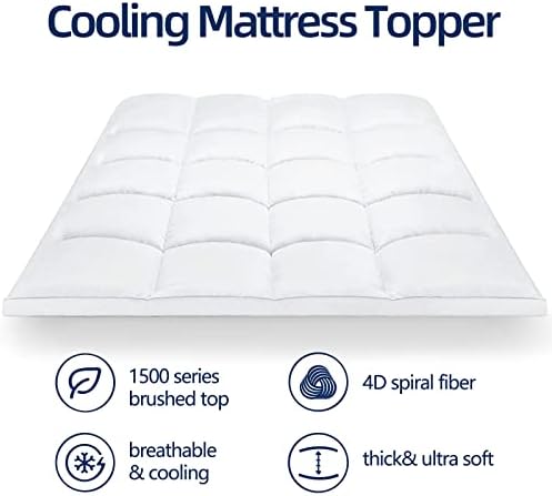 CHOPINMOON Queen Mattress Topper for Back Pain Comfort