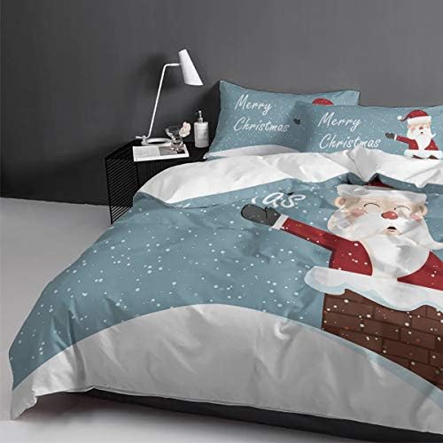 LooPoP Christmas Comforter Set California King 3 Piece 1