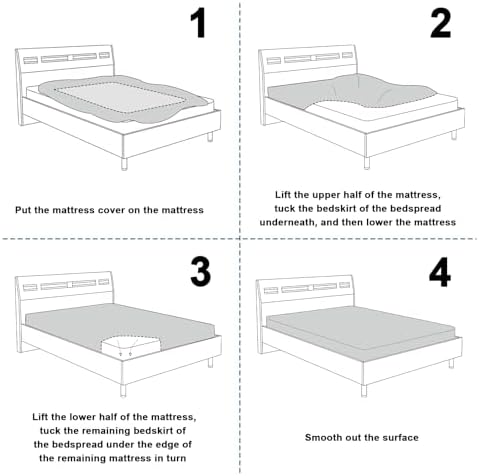 SPRINGSPIRIT Full Size Waterproof Mattress Protector