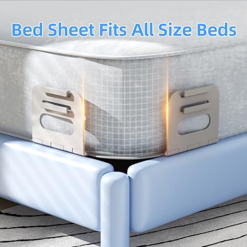 Heavy Duty Bed Sheet Holder with Horizontal Straps