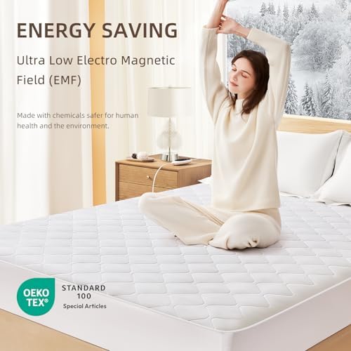 Caperia Heated Mattress Pad with 9 Heat Settings
