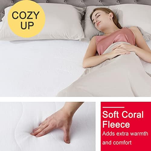 CAROMIO Heated Mattress Pad Queen Size