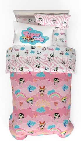 Franco Powerpuff Girls 5 Piece Twin Comforter Set