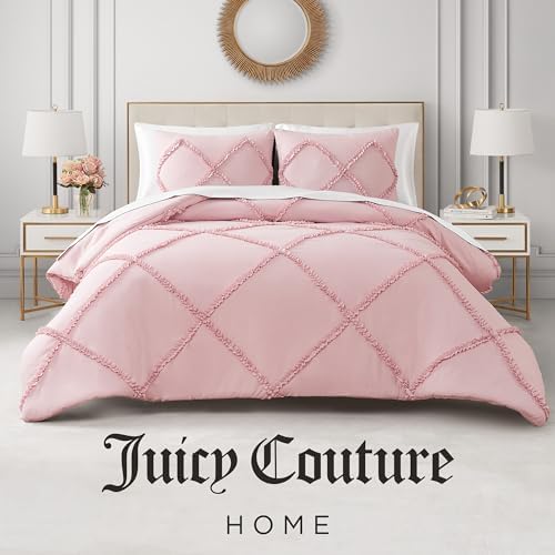 Juicy Couture Diamond King Comforter Set - Light Pink 1